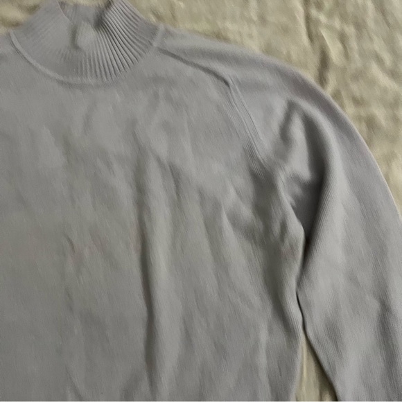 Aritzia Babaton Perry Wool Turtleneck Light Blue - Picture 9 of 10
